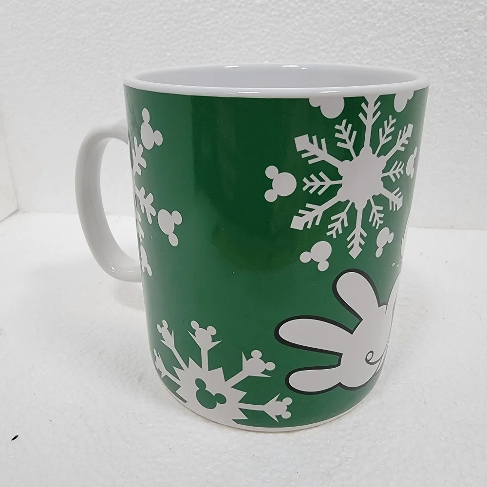 Set of 2 Disney Galerie Huge Mickey & Minnie Mouse Christmas Coffee Mugs - Picture 12 of 16